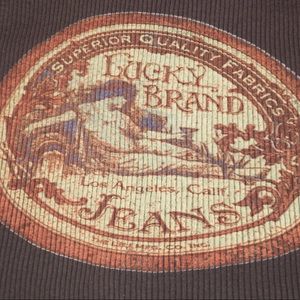 ☆ ☆ ☆
vintage lucky brand jeans tank